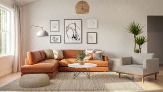 Bohemian Living Room by Havenly Interior Designer Ilona