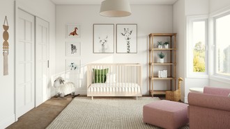 Modern, Classic, Bohemian Nursery by Havenly Interior Designer Maggie