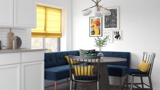 Modern, Classic, Eclectic, Midcentury Modern Dining Room by Havenly Interior Designer Sandra