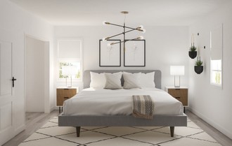 Bohemian, Scandinavian Bedroom by Havenly Interior Designer Andrea