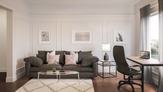Contemporary, Modern, Glam Living Room by Havenly Interior Designer Kylie