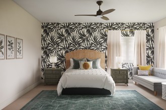 Bohemian, Glam Bedroom by Havenly Interior Designer Tammy