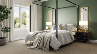 Contemporary, Eclectic, Glam Bedroom by Havenly Interior Designer Emilee