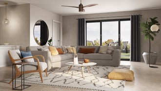 Bohemian, Scandinavian Living Room by Havenly Interior Designer Diana