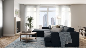 Modern, Minimal Living Room by Havenly Interior Designer Laura