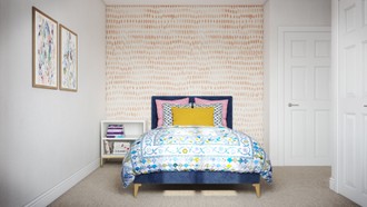 Eclectic, Global Bedroom by Havenly Interior Designer Emma