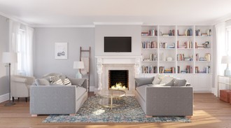 Contemporary, Rustic Living Room by Havenly Interior Designer Akira