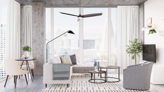 Modern, Bohemian, Minimal, Scandinavian Living Room by Havenly Interior Designer Emily