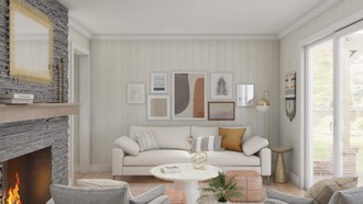 Modern, Rustic Living Room by Havenly Interior Designer Jessie