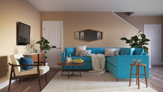 Midcentury Modern Living Room by Havenly Interior Designer Senna