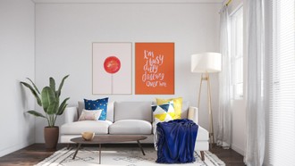 Eclectic, Midcentury Modern Living Room by Havenly Interior Designer Senna