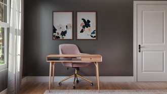 Eclectic, Bohemian Office by Havenly Interior Designer Sarah