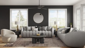 Minimal, Scandinavian Living Room by Havenly Interior Designer Emmanuel