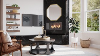 Modern, Glam, Minimal, Scandinavian Living Room by Havenly Interior Designer Madison
