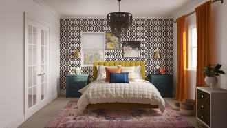 Eclectic, Bohemian Bedroom by Havenly Interior Designer Matina