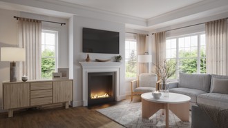 Modern, Bohemian, Scandinavian Living Room by Havenly Interior Designer Alexis