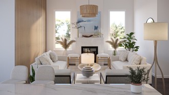 Bohemian, Scandinavian Living Room by Havenly Interior Designer Marisol