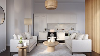 Bohemian, Scandinavian Living Room by Havenly Interior Designer Marisol