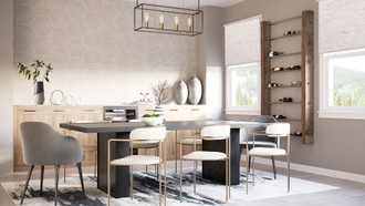 Contemporary, Modern, Glam Dining Room by Havenly Interior Designer Emily
