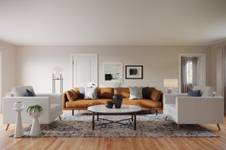 Bohemian, Midcentury Modern Living Room by Havenly Interior Designer Marisol
