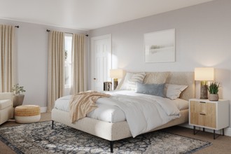 Contemporary, Bohemian, Farmhouse, Transitional Bedroom by Havenly Interior Designer Julieta