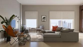 Modern, Industrial, Minimal Living Room by Havenly Interior Designer Alexa