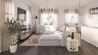 Contemporary, Coastal Living Room by Havenly Interior Designer Athina