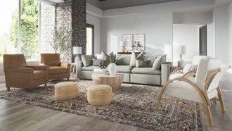 Modern, Farmhouse Living Room by Havenly Interior Designer Laura