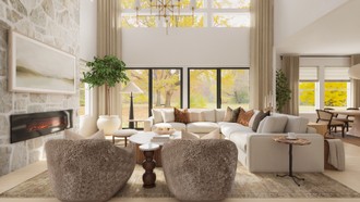 Modern, Bohemian, Farmhouse, Scandinavian, Inspired Modern, Contemporary Luxe, Organic Modern, Warm Transitional, New Classic Living Room by Havenly Interior Designer Anny