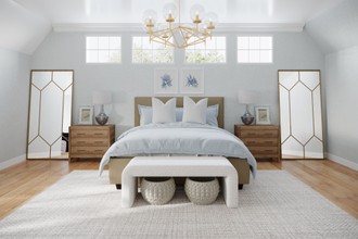 Coastal, Farmhouse Bedroom by Havenly Interior Designer Taylor