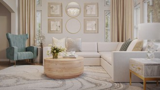 Contemporary, Classic, Glam Living Room by Havenly Interior Designer Merry