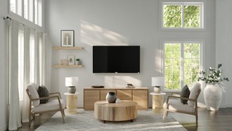 Farmhouse, Midcentury Modern Living Room by Havenly Interior Designer Melissa