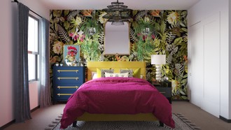 Modern, Eclectic, Glam, Global, Preppy Bedroom by Havenly Interior Designer Ashlyn