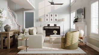 Transitional, Scandinavian Living Room by Havenly Interior Designer Daniela