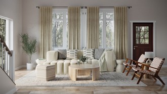 Bohemian, Global, Scandinavian Living Room by Havenly Interior Designer Andrea
