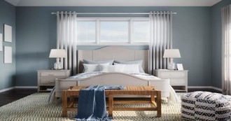Classic, Coastal, Transitional, Preppy Bedroom by Havenly Interior Designer Lisa