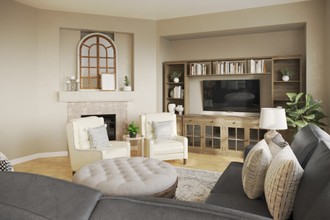 Traditional, Farmhouse Living Room by Havenly Interior Designer Melissa