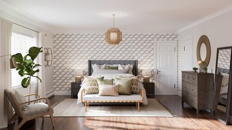 Transitional Bedroom by Havenly Interior Designer Liliana