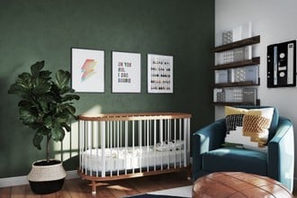 Eclectic, Bohemian, Global, Midcentury Modern Nursery by Havenly Interior Designer Ana