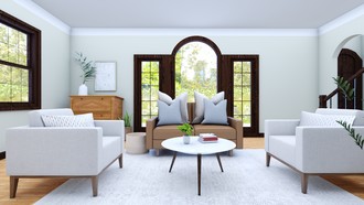 Midcentury Modern Living Room by Havenly Interior Designer Andrea