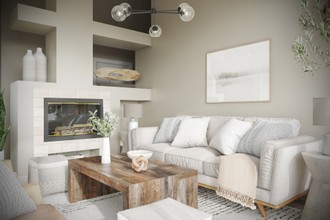 Modern, Bohemian, Coastal, Rustic, Minimal, Scandinavian Living Room by Havenly Interior Designer Hayley