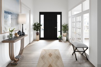 Traditional, Midcentury Modern Entryway by Havenly Interior Designer Romina