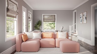 Eclectic, Bohemian Living Room by Havenly Interior Designer Amanda