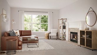 Modern, Midcentury Modern Living Room by Havenly Interior Designer Stephanie