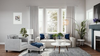 Midcentury Modern, Scandinavian Living Room by Havenly Interior Designer Katherin