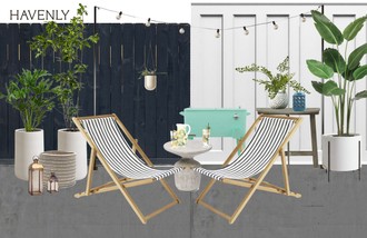 Bohemian Outdoor Space by Havenly Interior Designer Luciano
