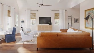 Contemporary, Modern, Classic, Midcentury Modern, Classic Contemporary Living Room by Havenly Interior Designer Lisa