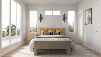 Modern, Bohemian, Midcentury Modern, Scandinavian Bedroom by Havenly Interior Designer Ana