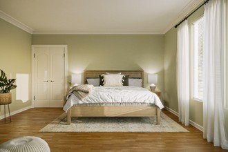 Midcentury Modern Bedroom by Havenly Interior Designer Ana
