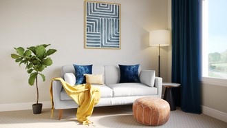 Midcentury Modern Office by Havenly Interior Designer Emmanuel